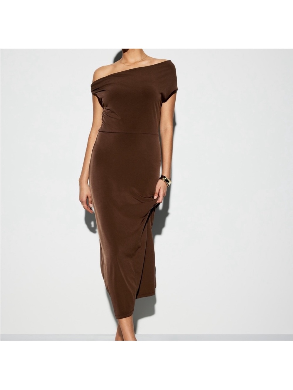 The Occasion by Old Navy One-Shoulder Midi Dress